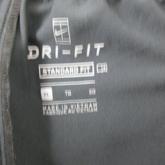 Nike Athletic Shorts Men's XL Black Dri Fit Stretch Elastic Waist Logo Pull On - Picture 3 of 9